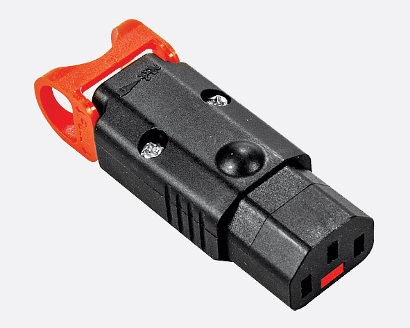 IEC-LOCK C13 cable connector