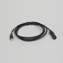 Flexible CAT6A cable, Draka, RJ45 to EtherCon, black