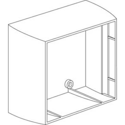 Schneider CYB-MF1H påveggsramme, hvit