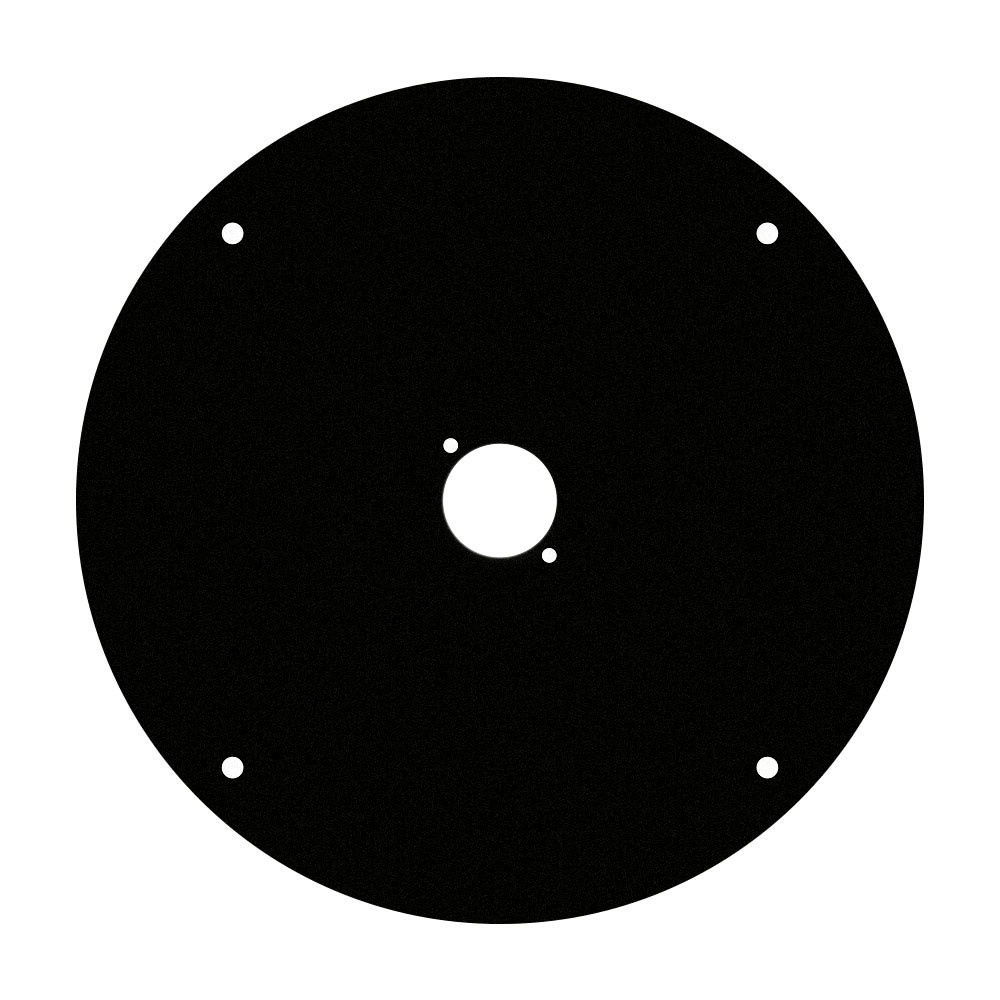 Adam Hall Cables 70225 D 1 - Front Panel for 70225 Cable Drum with 1 x D-Type Hole