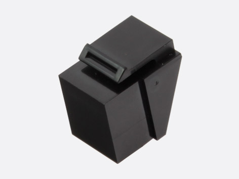[44-9081] TUK Keystone blank clip-in, black