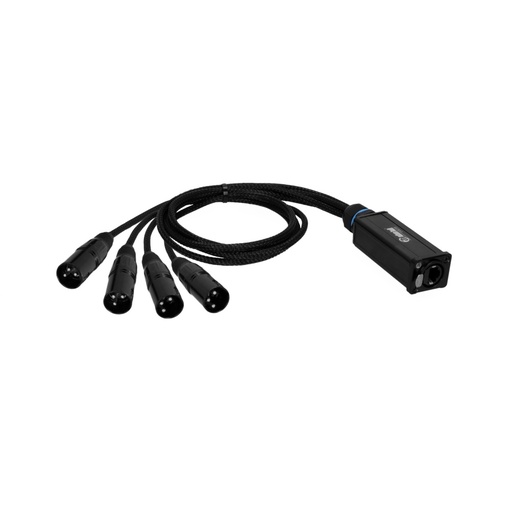 [K4CATBOXXM3] Adam Hall Cables 4 STAR CATBOX XM3 - Audio & DMX Adapter 3-pole XLR male x Cat.6a