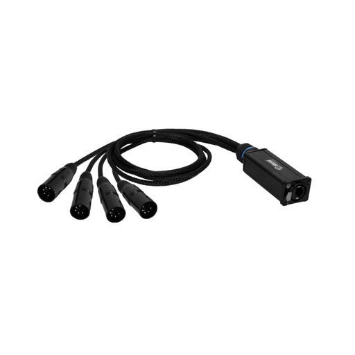 [K4CATBOXXM5] Adam Hall Cables 4 STAR CATBOX XM5 - Audio & DMX Adapter 5-pole XLR Male x Cat.6a