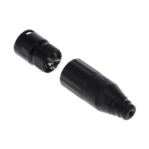 [AAA4MBZ] Switchcraft XLR cable connector, male, 4-pin, black