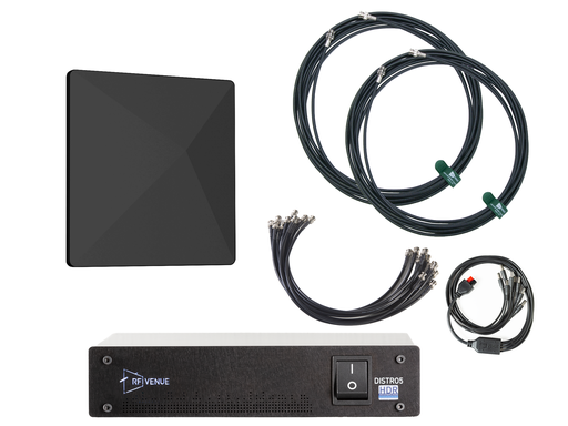 [RFV-D-ARCBD5] RF Venue - 5 Channel Wireless Mic Pack, Diversity Architectural Antenna, Black