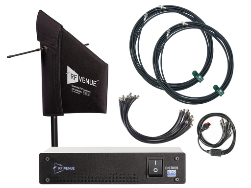 [RFV-DFIND5] RF Venue - 5 Channel Wireless Mic Pack, Diversity Fin Antenna